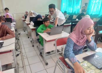  81 Siswa Kelas 6 SDN Kedaung Ikuti Gladi Resik Tes Kemampuan Akademik