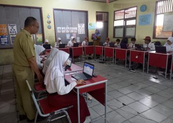 94 Siswa Kelas VI SDN Pondok Petir 02 Ikuti Gladi Bersih Tes Kemampuan Akademik