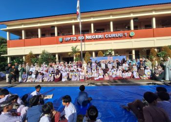 SDN Curug 01 Bojongsari Gelar Penutupan Sanlat dan Santunan Yatim-Dhuafa