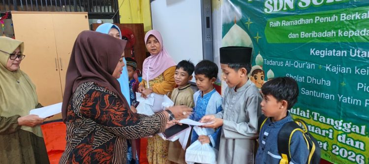 SDN Sukamaju 6 Santuni 24 Anak Yatim Piatu dan 77 Siswa Dhuafa