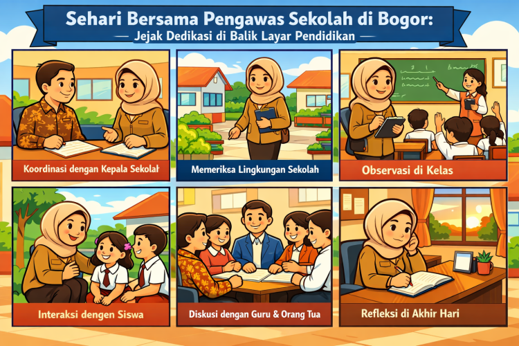 Sehari Bersama Pengawas Sekolah di Bogor: Jejak Dedikasi di Balik Layar Pendidikan