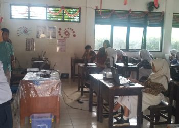 SMPN 14 Depok Laksanakan TKA Dua Gelombang, Hari Kedua Berlangsung Lancar