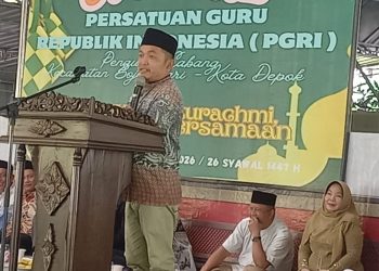 Kabid Pembinaan SD Disdik Depok Hadiri Halal Bihalal PGRI Bojongsari