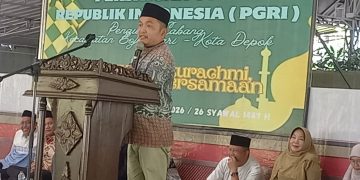 Kabid Pembinaan SD Disdik Depok Hadiri Halal Bihalal PGRI Bojongsari