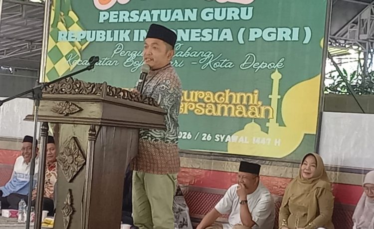 Kabid Pembinaan SD Disdik Depok Hadiri Halal Bihalal PGRI Bojongsari