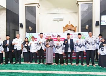 Halalbihalal PGRI Kecamatan Limo, Momentum Perkuat Kebersamaan dan Komitmen Pendidikan