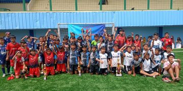 Tim SDN RRI Cisalak Tampil Perkasa, Sabet Juara Mini Soccer Sukmajaya