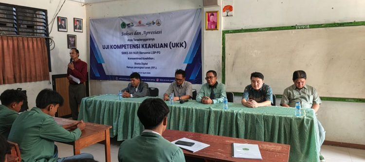 SMK An-Nur Uji Kompetensi 116 Siswa Gandeng LSP-P3