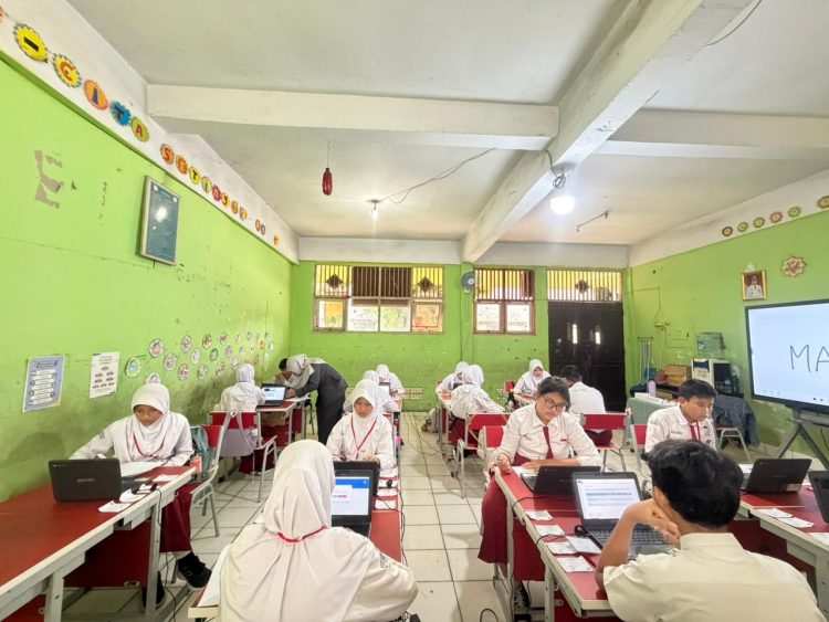 Pelaksanaan TKA di SDN Pondok Petir 01 Berjalan Kondusif Hingga Hari Terakhir