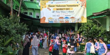 Market Day SD Islam Ummul Aminah, Siswa Belajar Wirausaha Lewat Bazar Kuliner Nusantara