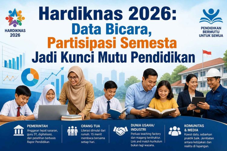 Hardiknas 2026: Data Bicara, Partisipasi Semesta Jadi Kunci Mutu Pendidikan