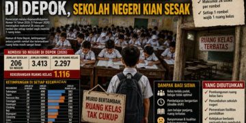 Darurat Rombel di Depok, Sekolah Negeri Kian Sesak