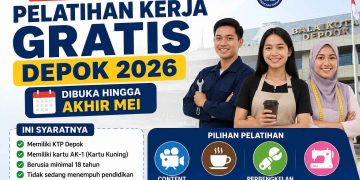 Buruan Daftar! Pelatihan Kerja Gratis Depok 2026 Dibuka hingga Akhir Mei, Ini Syaratnya