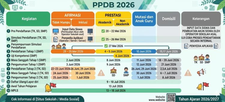 SPMB Kota Depok 2026 Dimulai, Ini Jadwal Lengkap Pendaftaran hingga MPLS untuk TK, SD, dan SMP