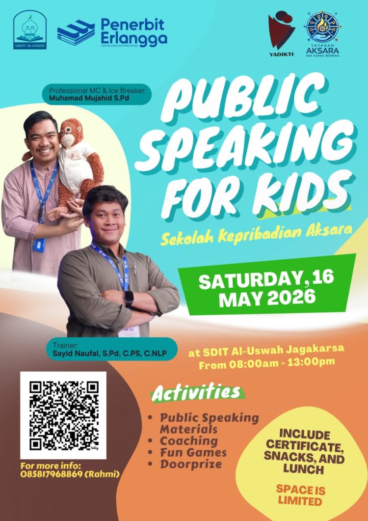 Ingin Anak Lebih Percaya Diri? Yuk Ikut Pelatihan Public Speaking Ini